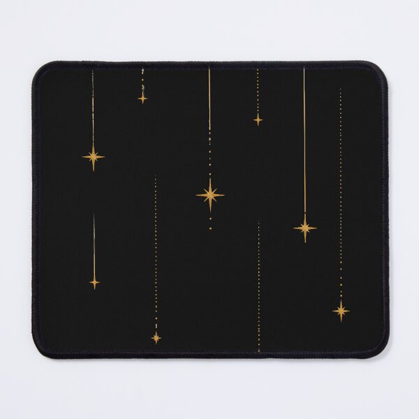 Item preview, Celestial Rain | Minimalist Golden Falling Stars designed and sold by CalmMandala.