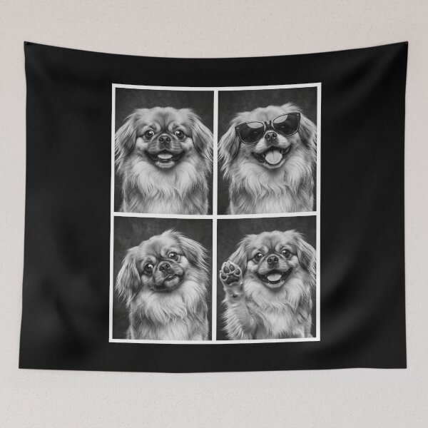 Item preview, Funny Pekingese Selfie Photo Photobooth Dog Lover designed and sold by dian-rody-crest.