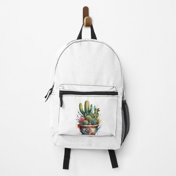 Item preview, Colorful cactus plant in watercolor designed and sold by Rose Design & Photos.