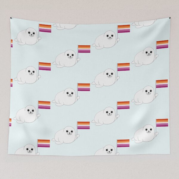 Item preview, Lesbian Pride Seal designed and sold by bloomintoyoubiy.