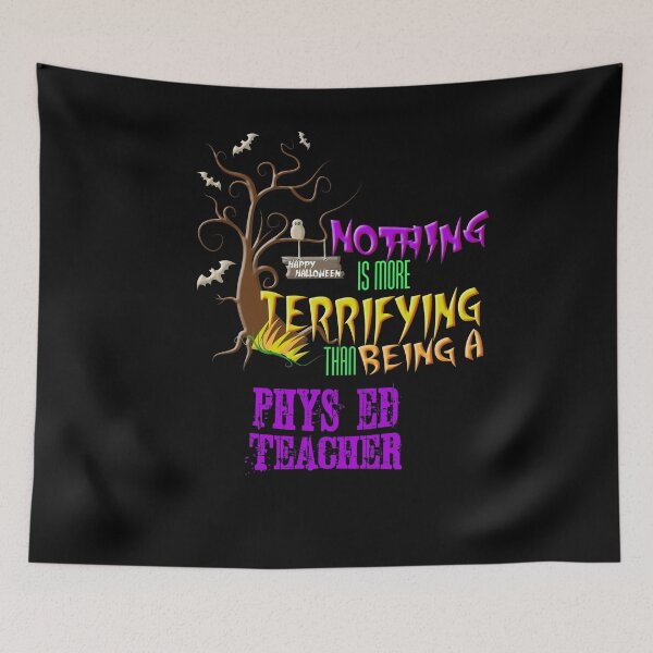 Item preview, Funny Phys Ed Teacher Halloween Design Scary Students designed and sold by cgocgy.