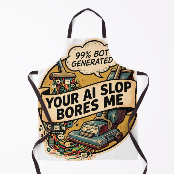 Item preview, YOUR AI SLOP BORES ME designed and sold by Fresnel Boy.
