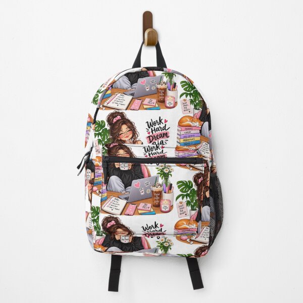 Item preview, Cozy Coffee Study Girl – Work Hard Dream Big designed and sold by TibbuTees.