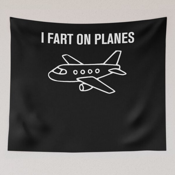 Item preview, I Fart On Planes Funny Jokes Sarcastic designed and sold by JamesCrArt.