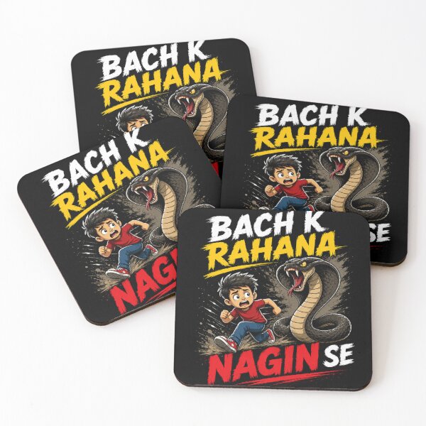 Item preview, Bach Ke Rehna Nagin Se – Funny Desi Graphic T-Shirt / Poster designed and sold by everyone cloth house.
