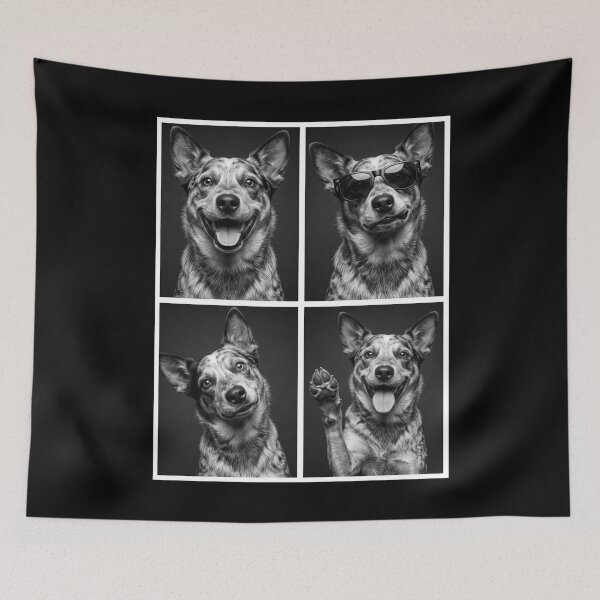 Item preview, Funny Texas Heeler Selfie Photo Photobooth Dog Lover designed and sold by dian-rody-crest.