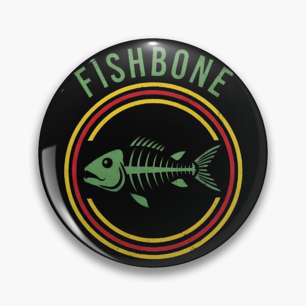 Item preview, Fishbone Retro Emblem designed and sold by deokiolopak.
