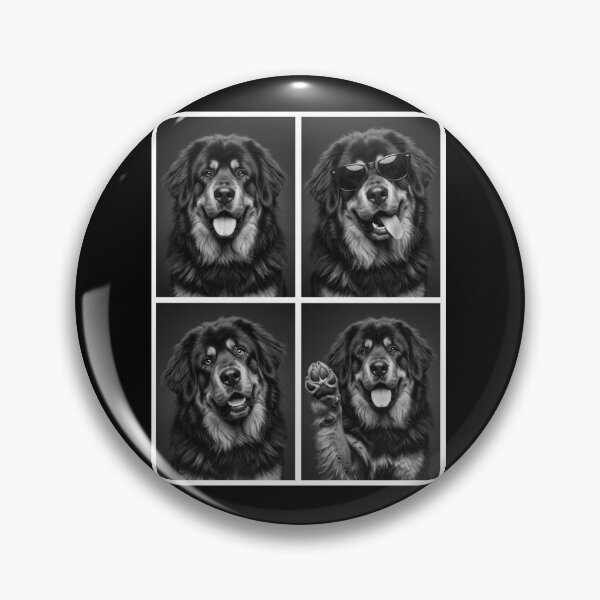 Item preview, Funny Tibetan Mastiff Selfie Photo Photobooth Dog Lover designed and sold by dian-rody-crest.