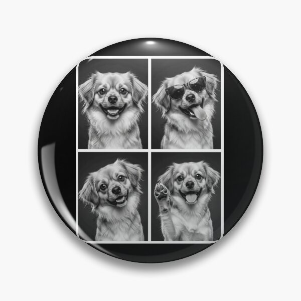 Item preview, Funny Tibetan Spaniel Selfie Photo Photobooth Dog Lover designed and sold by dian-rody-crest.
