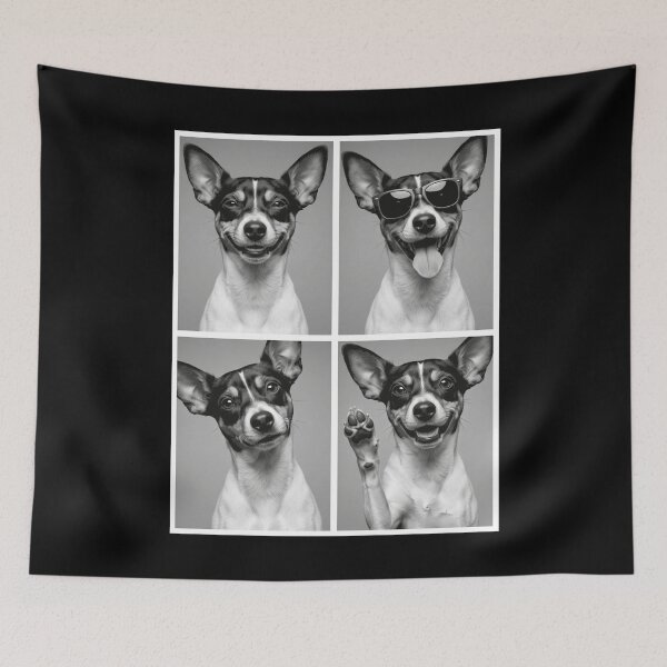 Item preview, Funny Toy Fox Terrier Selfie Photo Photobooth Dog Lover designed and sold by dian-rody-crest.