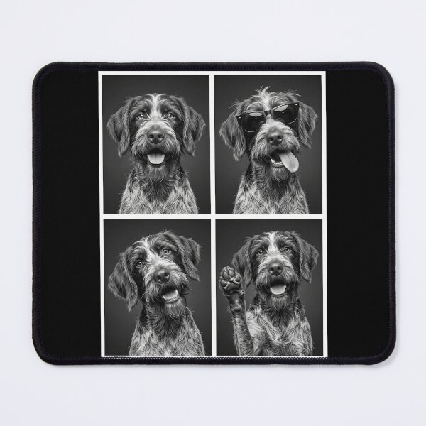Item preview, Funny Wirehaired Pointing Griffon Selfie Photo Photobooth Dog Lover designed and sold by dian-rody-crest.