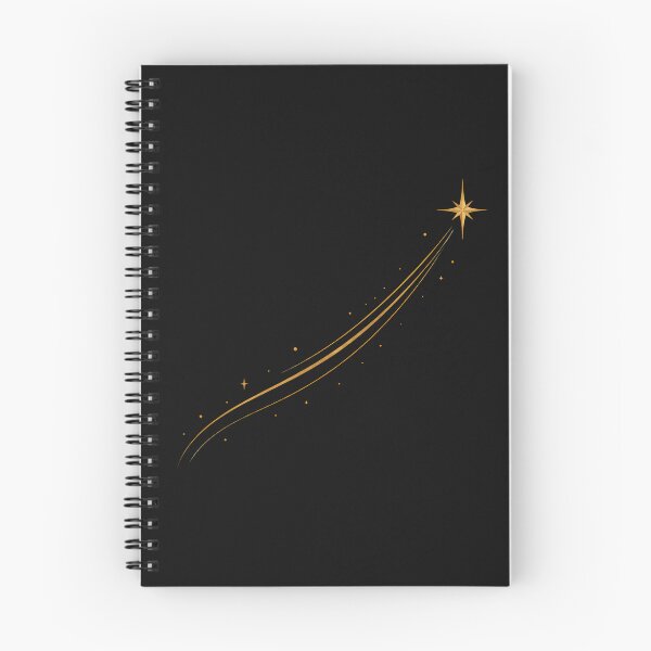 Item preview, Wish Upon a Star | Golden Shooting Star Celestial Design designed and sold by CalmMandala.