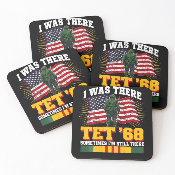 Item preview, I Was There Tet 68 Military Us Flag Veteran designed and sold by JamesCrArt.