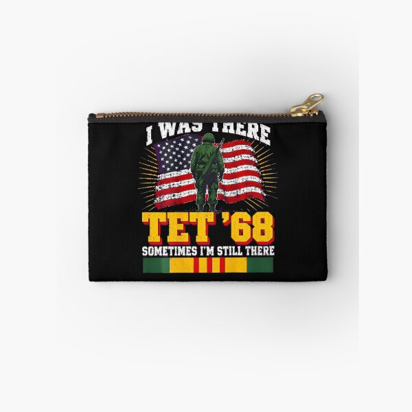 Item preview, I Was There Tet 68 Military Us Flag Veteran designed and sold by JamesCrArt.