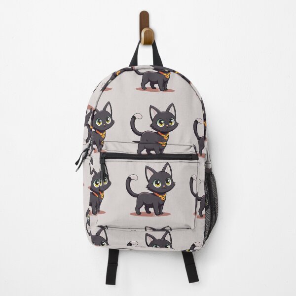 Item preview, Cute Bombay Cat Kawaii Black Cat Illustration designed and sold by Mousy17.