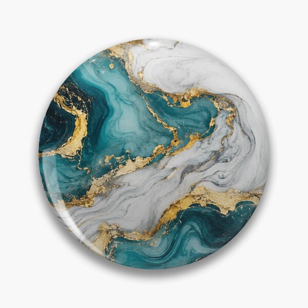 Item preview, Zen Marble and Gold Fluid Art Abstract Painting designed and sold by teemix.