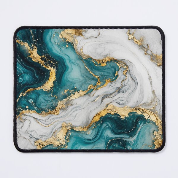 Item preview, Zen Marble and Gold Fluid Art Abstract Painting designed and sold by teemix.