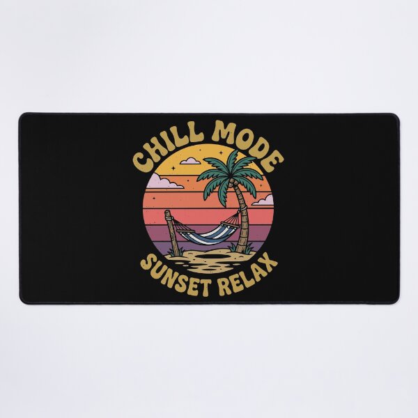 Item preview, Chill Mode Sunset Relax designed and sold by PeachMelodyShop.