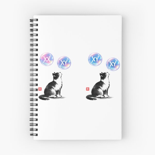 Item preview, Zen Cat Holographic Bubble XX XY designed and sold by teemix.