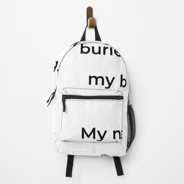 Item preview, “My name be buried where my body is,” - print black designed and sold by ariksworld.