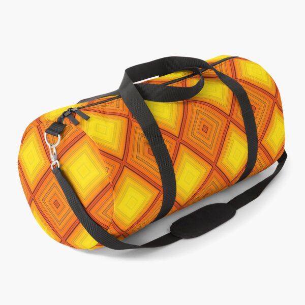 Item preview, 70s Sunset Gold Geometric Diamond Pattern designed and sold by whimsiqueer.