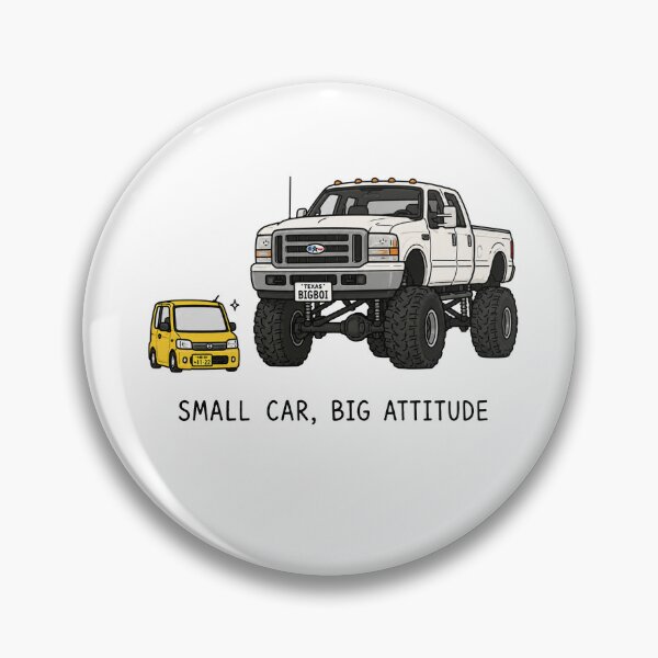 Item preview, Small Car, Big Attitude designed and sold by MonkiFlipp.
