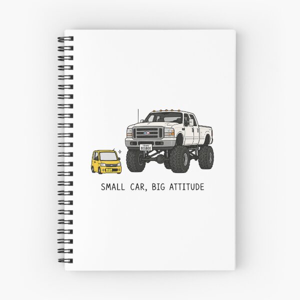 Item preview, Small Car, Big Attitude designed and sold by MonkiFlipp.