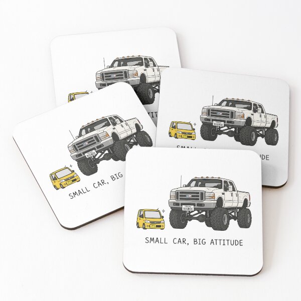 Item preview, Small Car, Big Attitude designed and sold by MonkiFlipp.