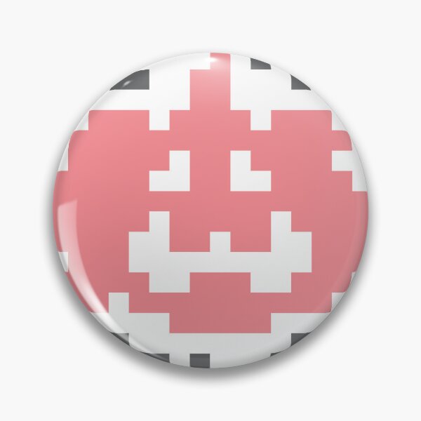 Item preview, Halloween pink pixel bitmap pumpkin QR code designed and sold by storieslanguage.