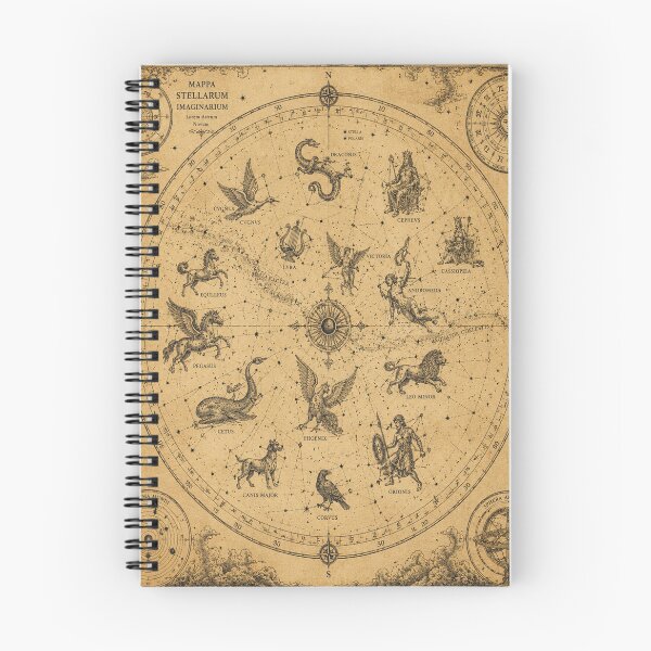 Item preview, Vintage Map of Imaginary Stars Celestial Astronomy Chart designed and sold by teemix.
