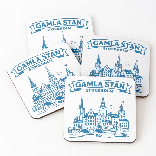 Item preview, Gamla Stan Stockhom Swedem designed and sold by Traveldrawings.
