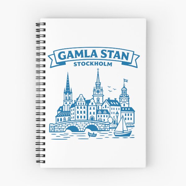 Item preview, Gamla Stan Stockhom Swedem designed and sold by Traveldrawings.
