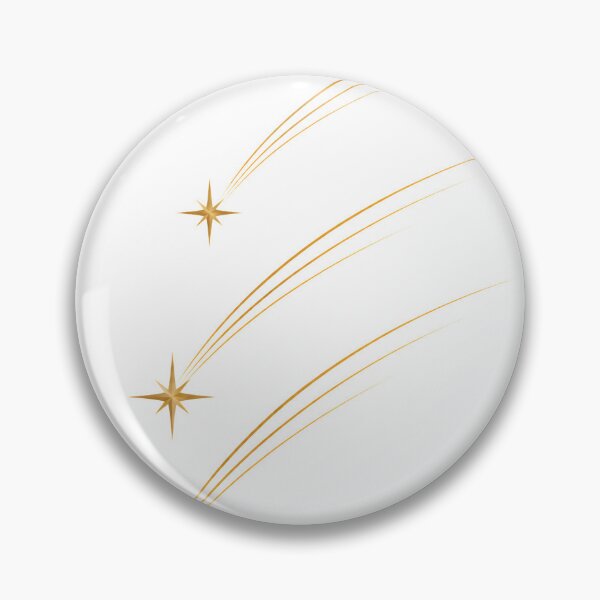 Item preview, Three Wishes | Three Golden Shooting Stars designed and sold by CalmMandala.