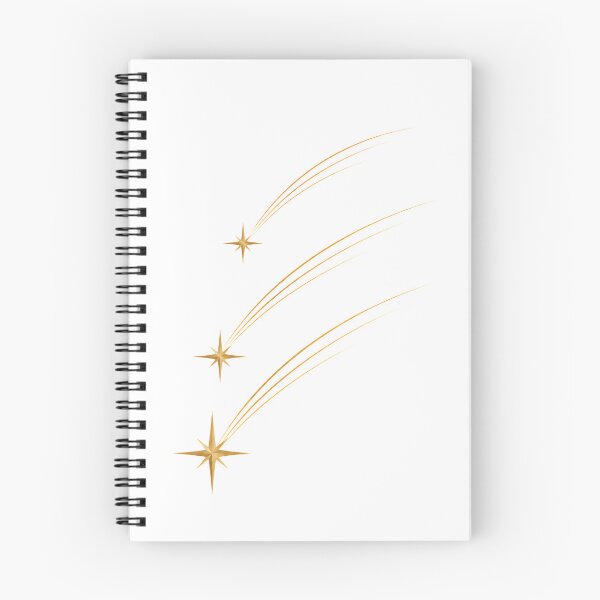 Item preview, Three Wishes | Three Golden Shooting Stars designed and sold by CalmMandala.