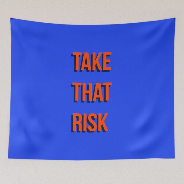 Item preview, Take That Risk Bold Typography — Motivational Success Quote Art designed and sold by Quote Chaos.