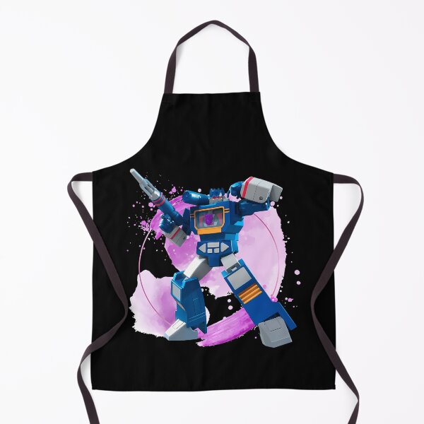 Item preview, Blue Decepticon Officer Standing On Watercolor Splash designed and sold by T Headz.