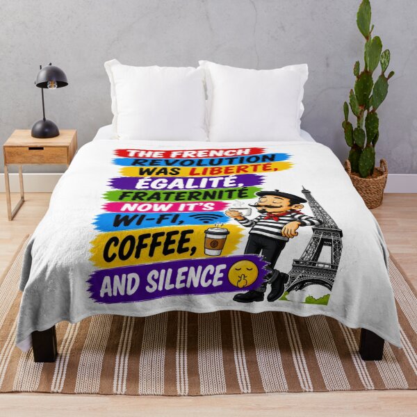 Item preview, The French Revolution Was Liberté,Égalité,Fraternité Now It's Wi-fi,Coffee,And Silence designed and sold by KLERIKSTORE.