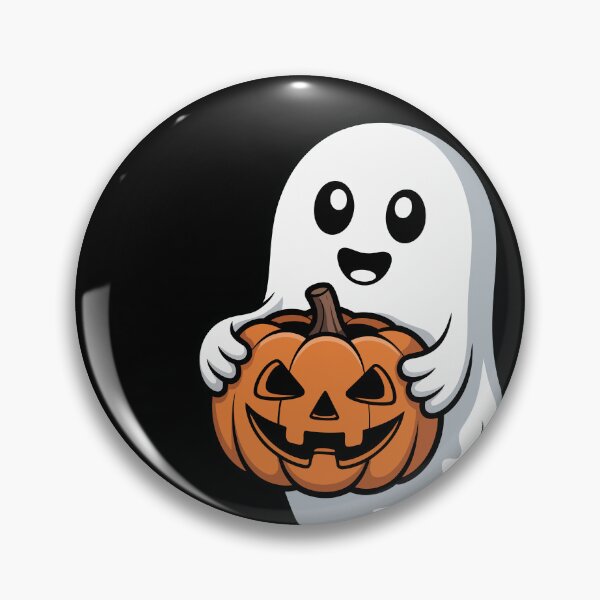 Item preview, Ghost Holding Pumpkin Halloween designed and sold by Horizon-Design.