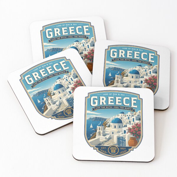 Item preview, Greece Land Of Sun & Sea Live The Myth Feel The Magic Est. 1821 Greek Travel Vacation Souvenir designed and sold by Simsimah26Parks.