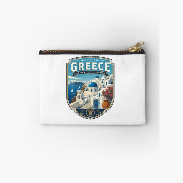 Item preview, Greece Land Of Sun & Sea Live The Myth Feel The Magic Est. 1821 Greek Travel Vacation Souvenir designed and sold by Simsimah26Parks.
