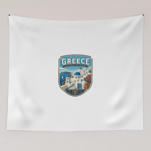 Item preview, Greece Land Of Sun & Sea Live The Myth Feel The Magic Est. 1821 Greek Travel Vacation Souvenir designed and sold by Simsimah26Parks.
