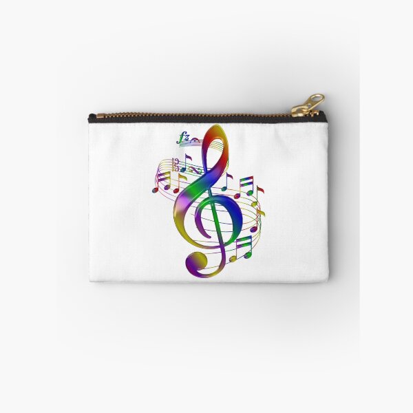 Item preview, colorful treble clef with music notes designed and sold by JoseAntonio23.
