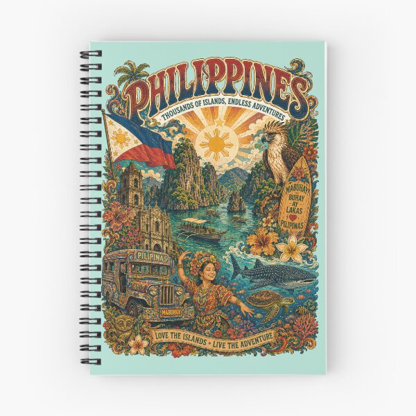 Item preview, Philippines Thousands of Islands Vintage Travel Poster designed and sold by Skyrocketz.