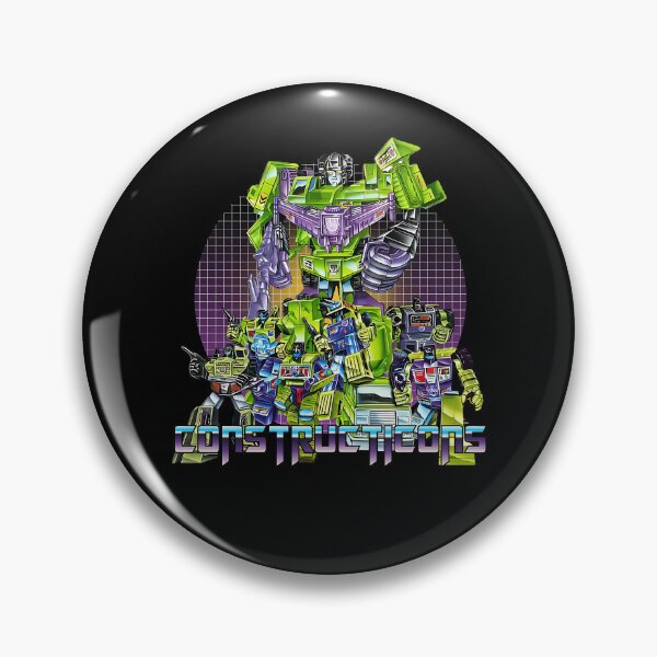 Item preview, Green Heavy Construction Robot Squad Standing Together designed and sold by T Headz.