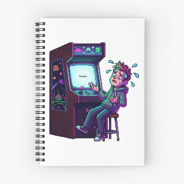 Item preview, Hmmm Meme Gamer Arcade Funny Video Game Reaction Thinking Meme T-Shirt Design designed and sold by pawsome purrfect.