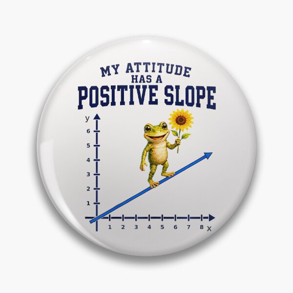 Item preview, Math Teacher Positive Slope Coordinate Plane Classroom Humor designed and sold by JamesCrArt.