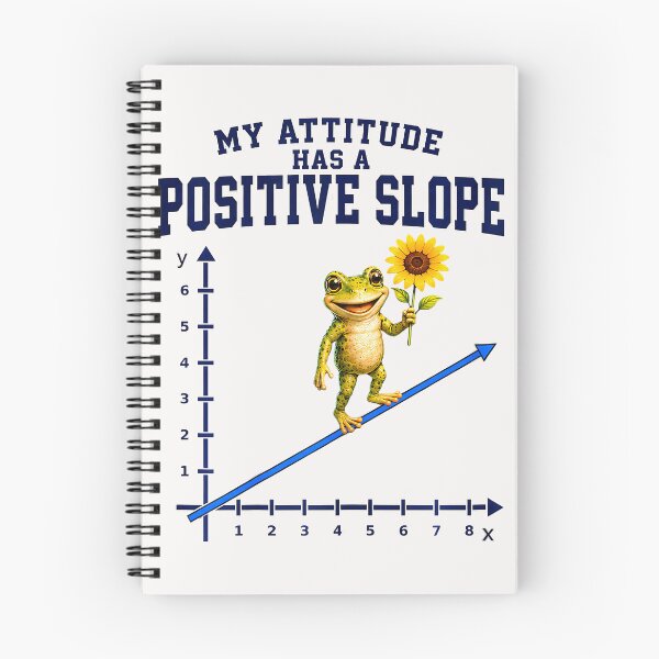 Item preview, Math Teacher Positive Slope Coordinate Plane Classroom Humor designed and sold by JamesCrArt.