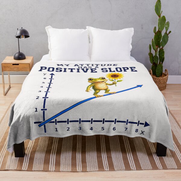 Item preview, Math Teacher Positive Slope Coordinate Plane Classroom Humor designed and sold by JamesCrArt.
