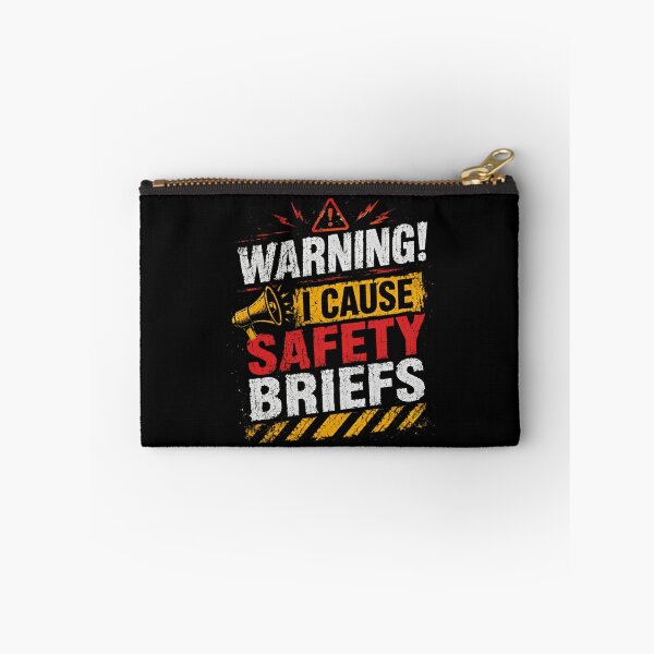 Item preview, Warning! I Cause Safety Briefs Funny Workplace Humor Worker Gift designed and sold by HumansStuck12.