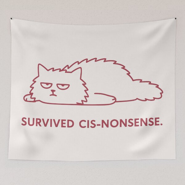 Item preview, Survived Cis-Nonsense. Gender Queer, Trans Pride designed and sold by Riot-And-Hope.